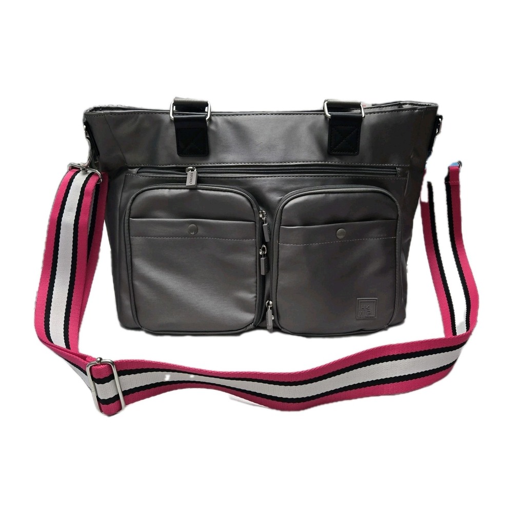 IHKWIP The Champion Multi-Pocket Tote Crossbody Strap Water Repellent Trolley‎